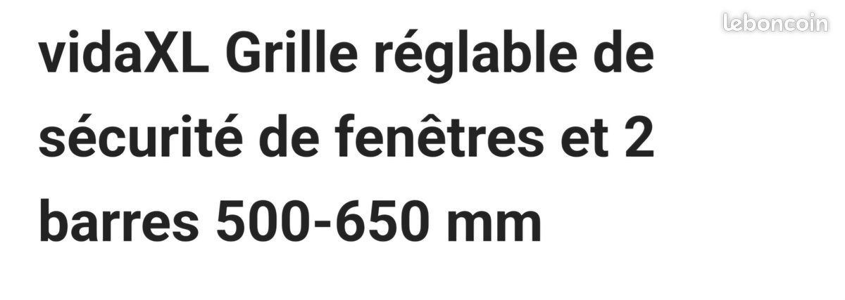 Grille de sécurité de fenêtre réglable (image 3)