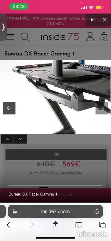 Bureau DX Racer gaming 8 (image 7)