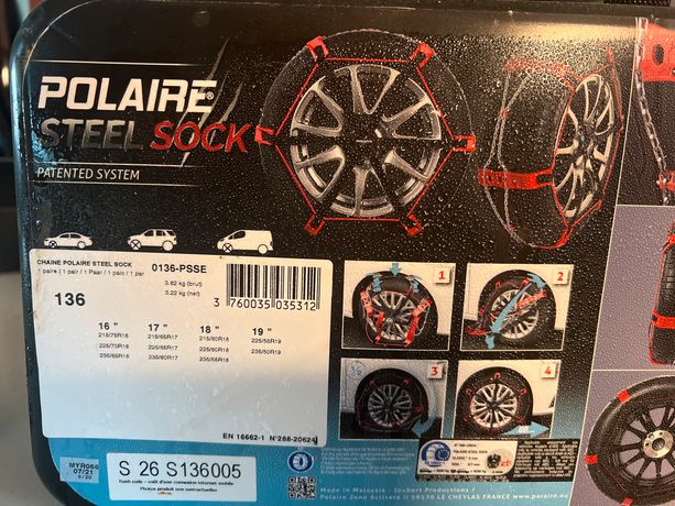 Chaînes neige Steel Sock 136 Polaire (235/50R19)