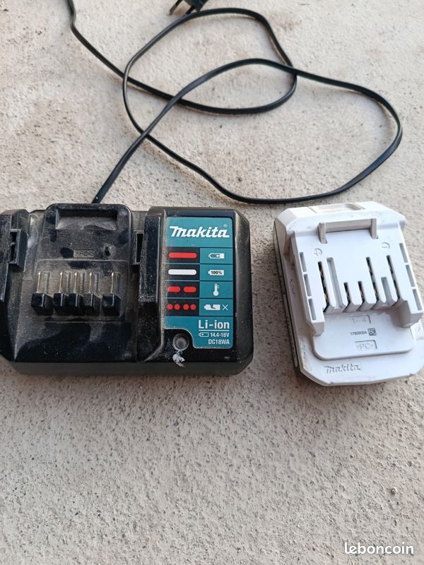 Chargeur Makita et batterie 18v (image 1)