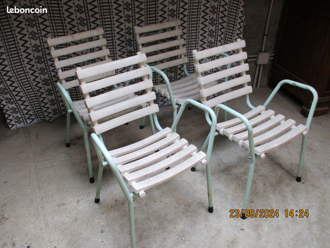 Fauteuil de jardin ancien (image 2)