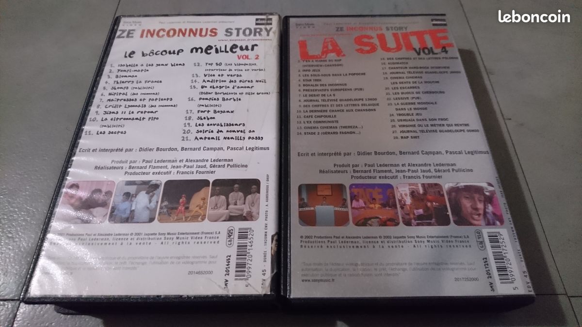 VHS ze inconnus story (lot) (image 2)