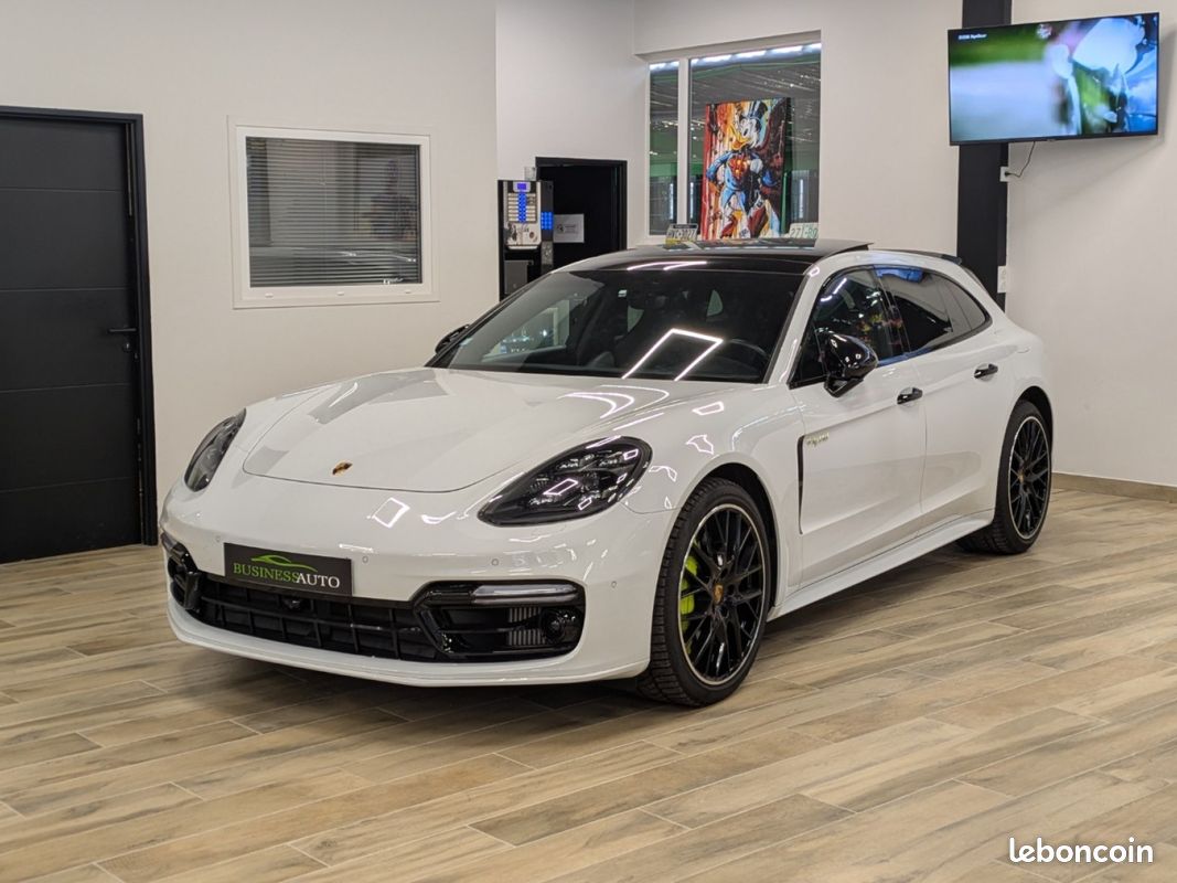 PORSCHE PANAMERA Turbo S 4.0 V8 680cv PDK Hybrid Sport Turismo / Blanc Carrara / 53000? D'options (image 1)