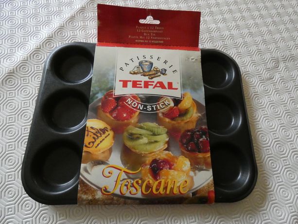 TEFAL - Moule pour 12 mini tartelettes 31.5 x 24 cm Perfect Bake