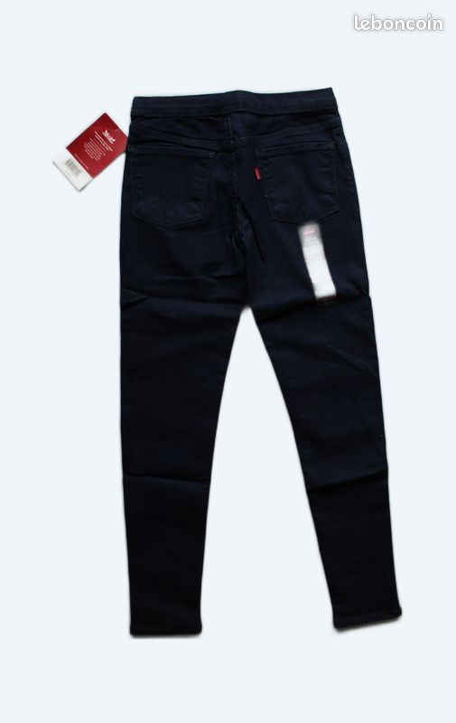 Jean Levi's Flex Stretch Pull-On Fille 12 ans Bleu Nuit NEUF Avec Étiquettes USA (image 1)