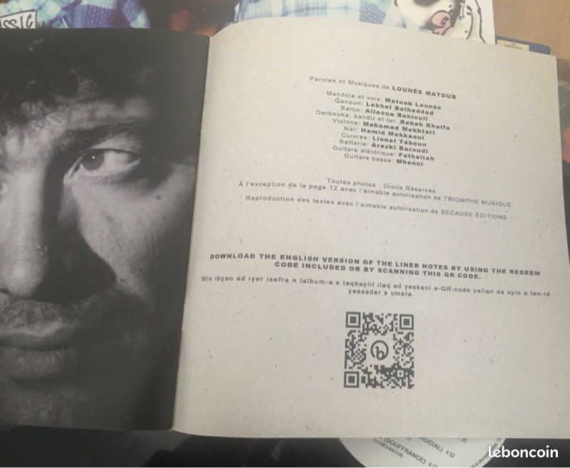 Disque vinyle 33 tours de Matoub Lounès : « Lettre Ouverte Aux.. » Édition limitée 1998-2023 (25 ans) (image 15)