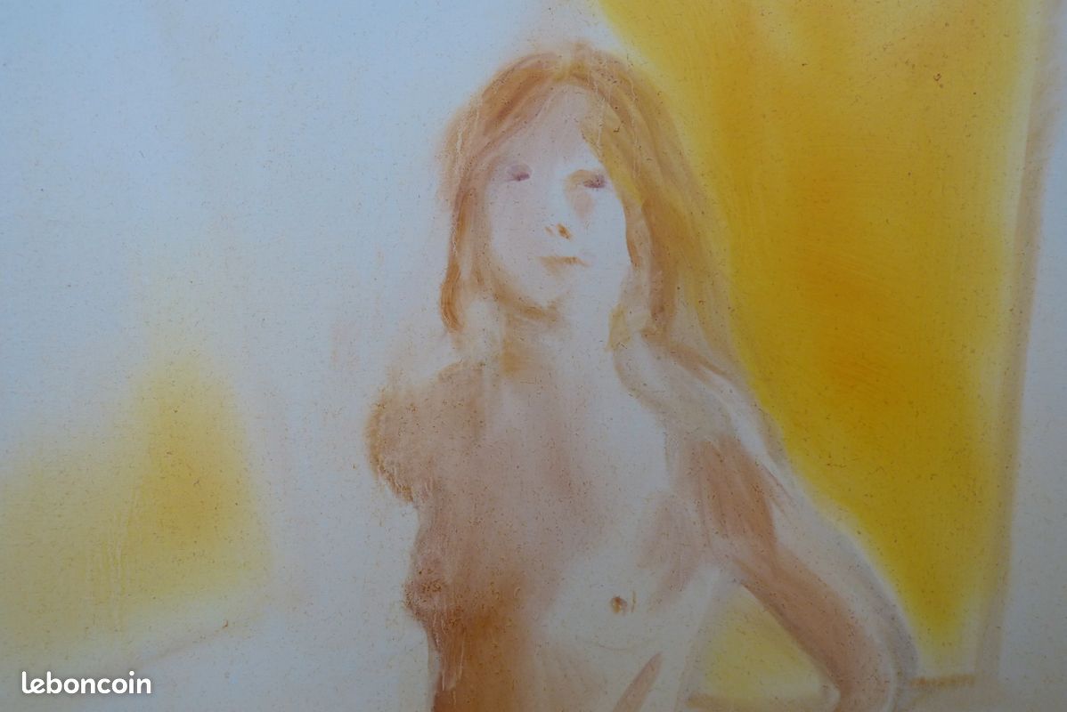 Tableau original huile sur toile: Nu debout (image 3)