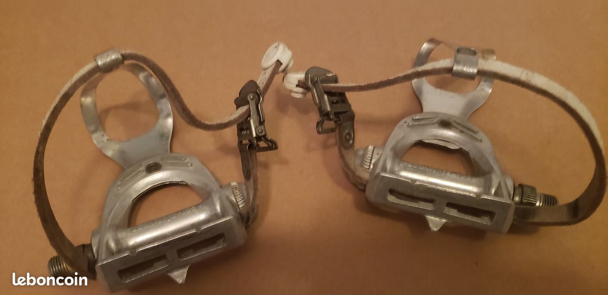 Pedales Vintage Esquartz 107 + Cales MKS + Sangles