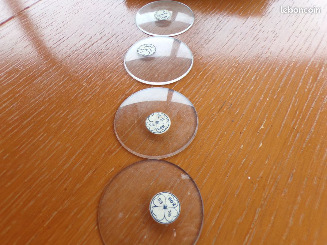 Verre pour montre 26,0 mm en acrylique Circulaire gousset