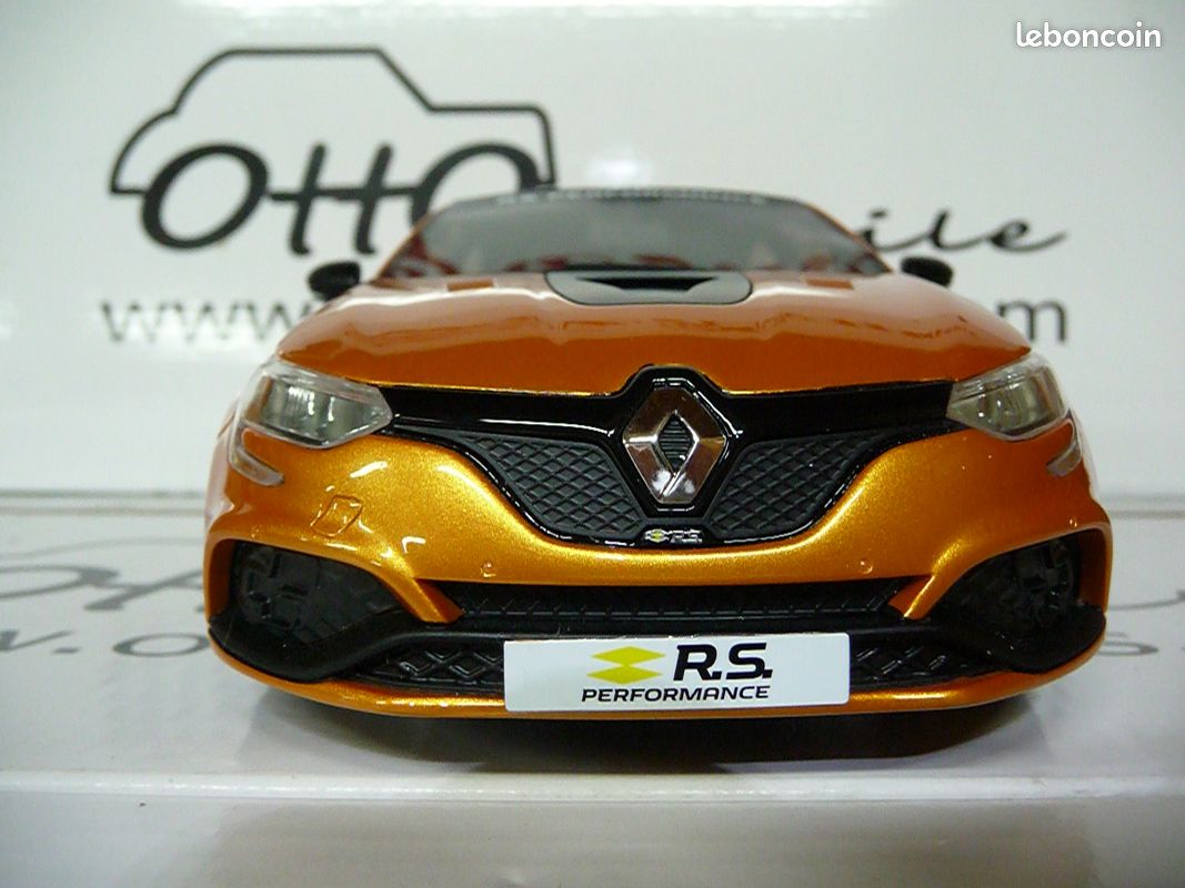 Modèle Réduit Renault Mégane RS 1/18 Ottomobile - Couleur Orange - Neuf, Fabriqué En France