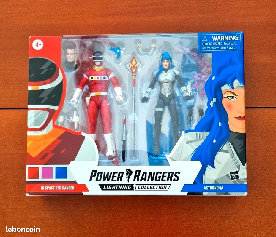 Figurines Power Rangers Lightning Collection - In Space Red Ranger & Astronema Hasbro
