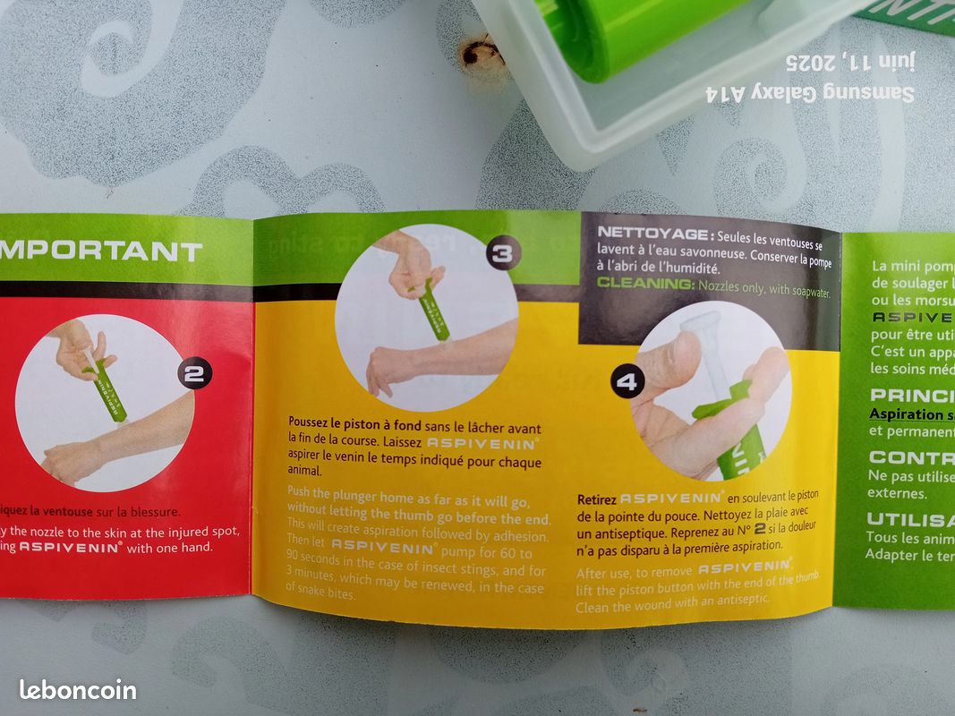 Aspi venin - Soins anti-insectes