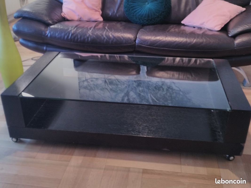 Table basse vitrée (image 6)