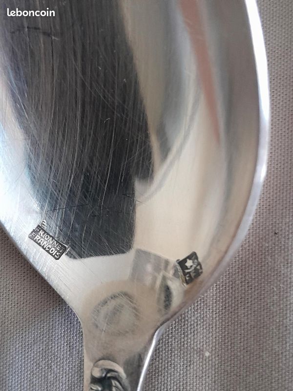 12 Cuillères à Café Art Déco François Frionnet - Métal Argenté Modèle Filet
