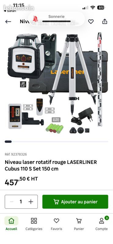Niveau laser rotatif (image 3)