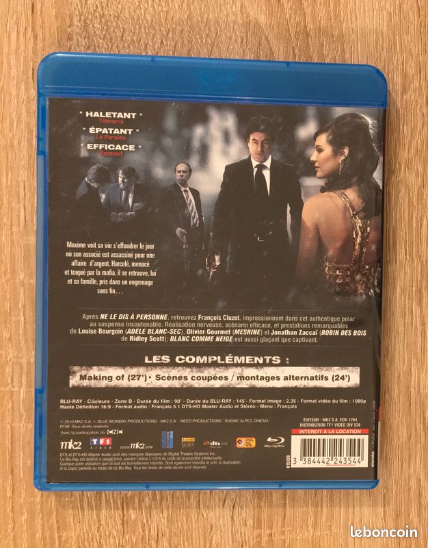 Blanc comme neige, blu-ray (image 2)