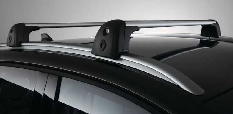 Barres de toit aluminium QuickFix sur barres longitudinales - Renault