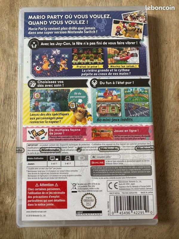 Neuf blister Super Mario Galaxy 1 & 2 Switch (1 & 2) - Jeux vidéo