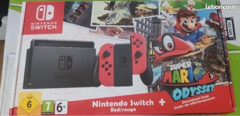Switch édition Mario odyssey (image 1)