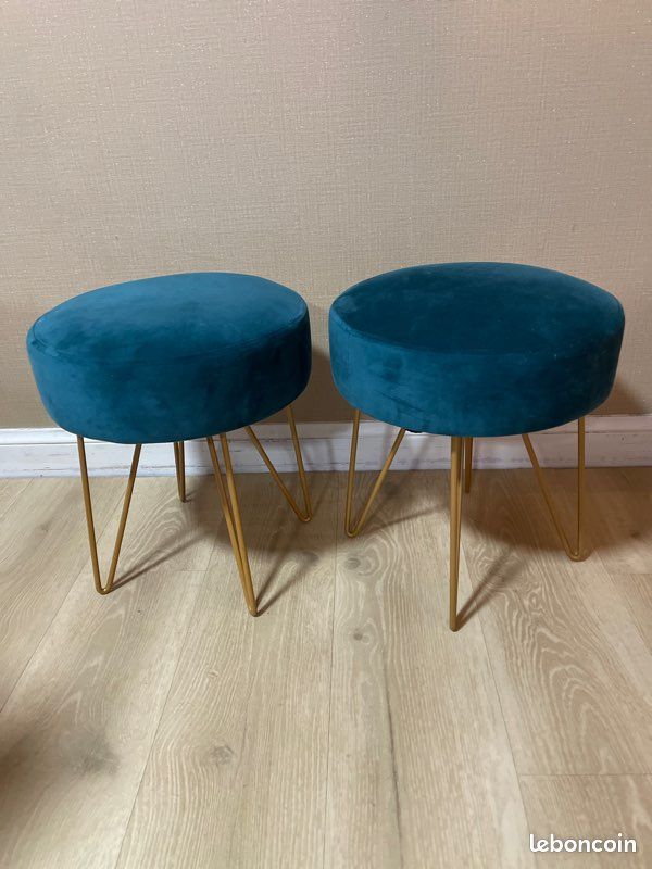 Tabouret velour (image 1)