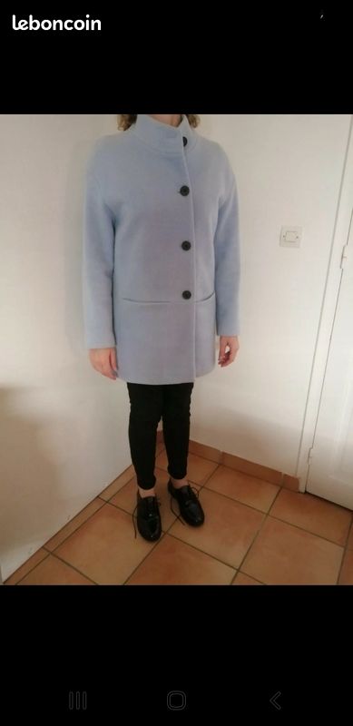 Manteau bleu ciel (image 2)