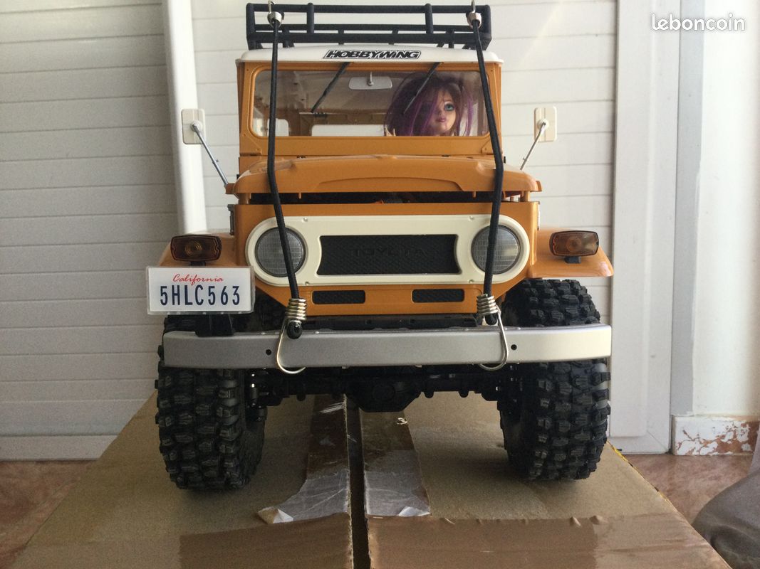 Superbe rc crawler typé scale Toyota fj40 FMS + options équipé esc firma smart 70A moteur brushed 35T , 2S / 3S + 1 beau lot offert (image 13)