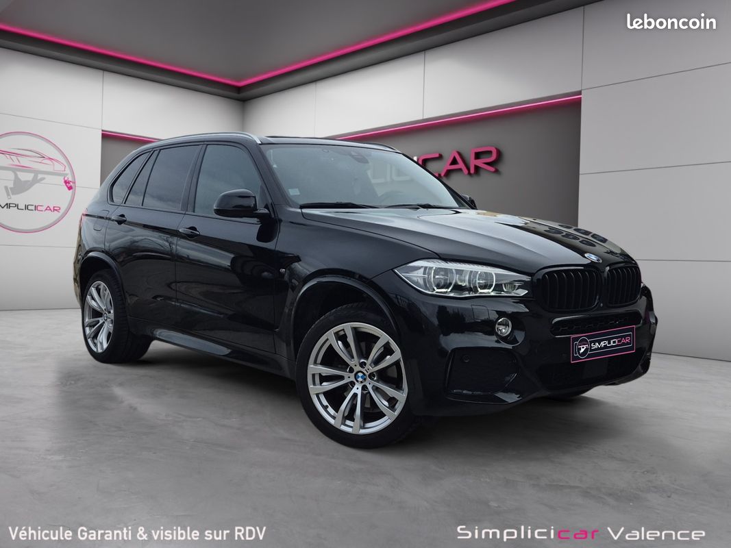 BMW X5 30 XD 7PLACES M SPORT 258Ch Toit ouvrant Cam 360° Harman Kardon Affichage tête haute ACC Garantie 12 mois (image 1)