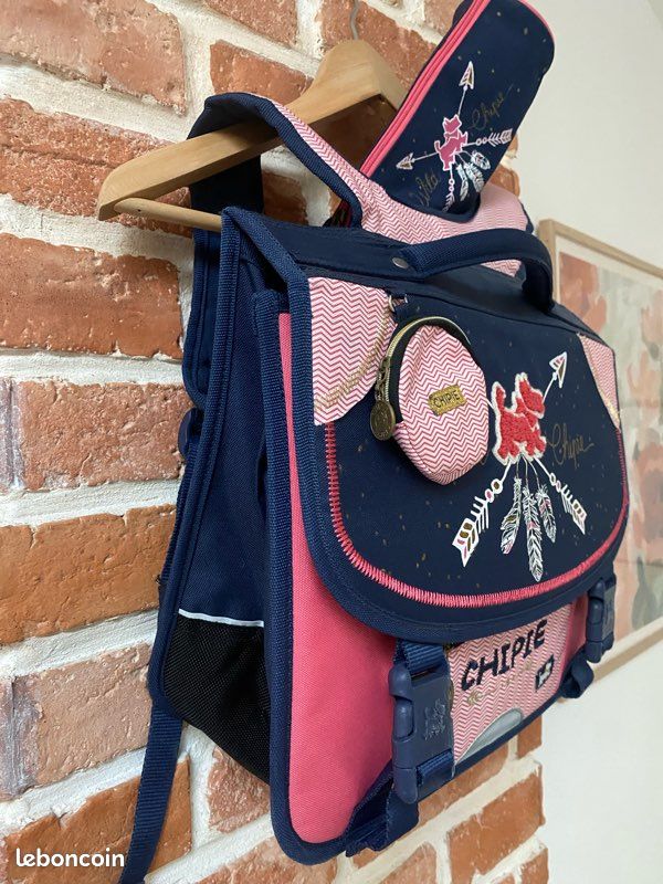 Cartable et trousse Chipie Papeterie Fournitures scolaires