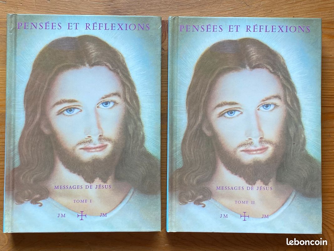 Pensées et Réflexions "Messages de Jésus" - Tome 1 & Tome 2 (TBE) (image 1)