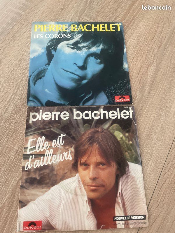 Lot de 2 vinyles 33 t Pierre Bachelet (image 1)