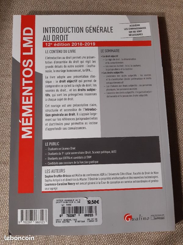 Mementos LMD: introduction générale au droit (image 2)