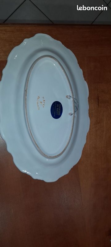 Assiette et plat moustiers (image 2)