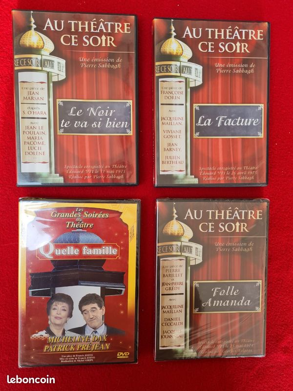 Dvd Au théâtre ce soir et les grandes soirées du théâtre (image 1)