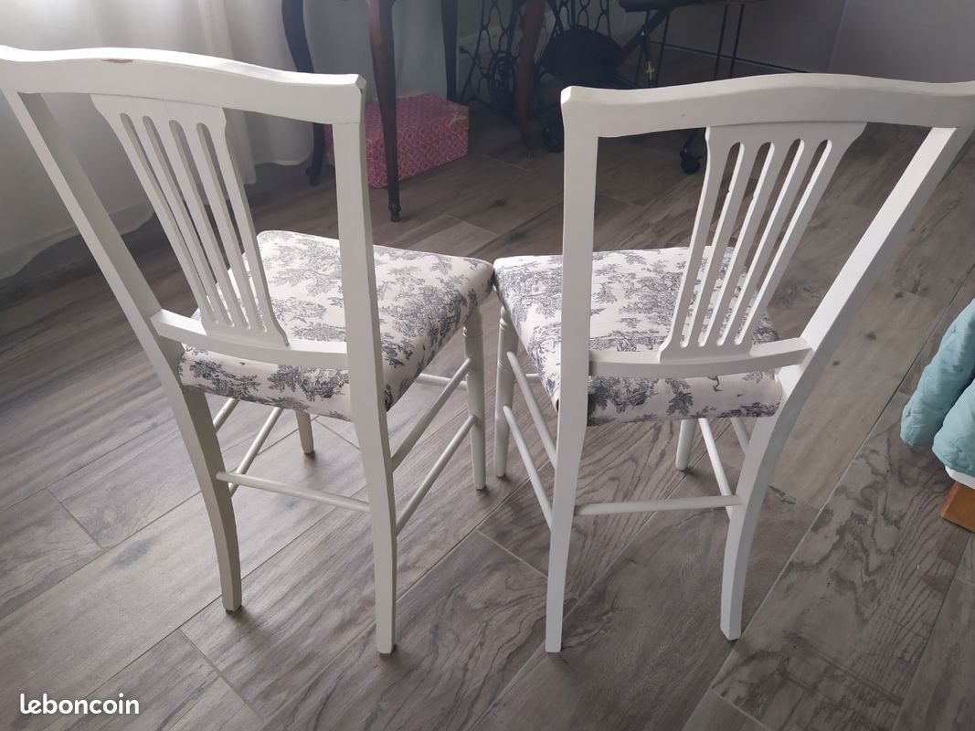 Chaises lyre vintage (image 4)