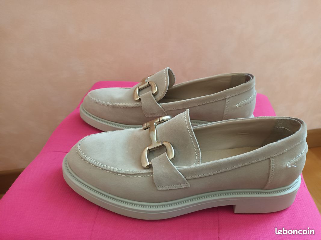 Mocassins cuir femme Les Fées de Bengale 38 Bayeux (image 3)