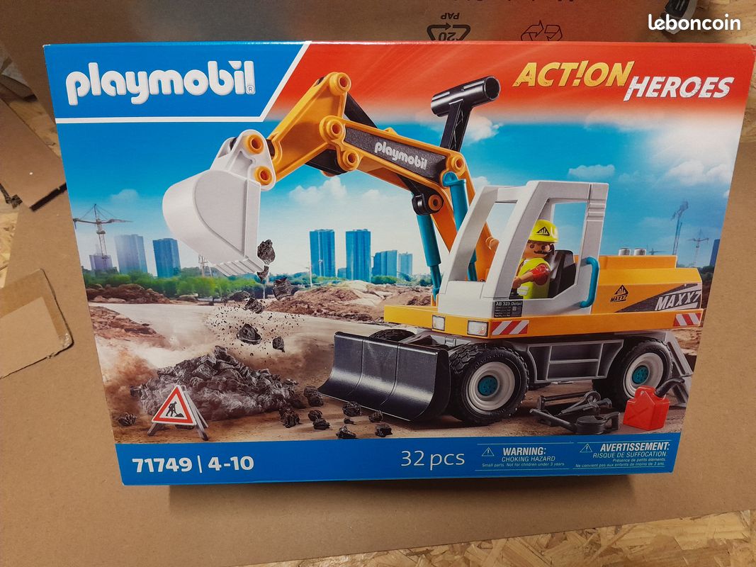 Pelleteuse playmobil 71749 (image 1)