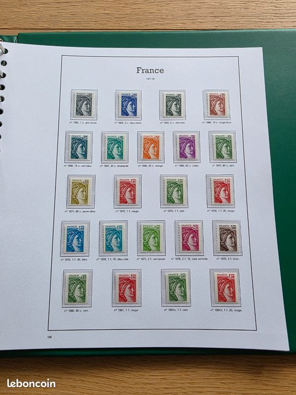 Collection timbres France 1960-1978 COMPLÈTE - 87 pages LUXE - Neufs * sans charnière (image 17)