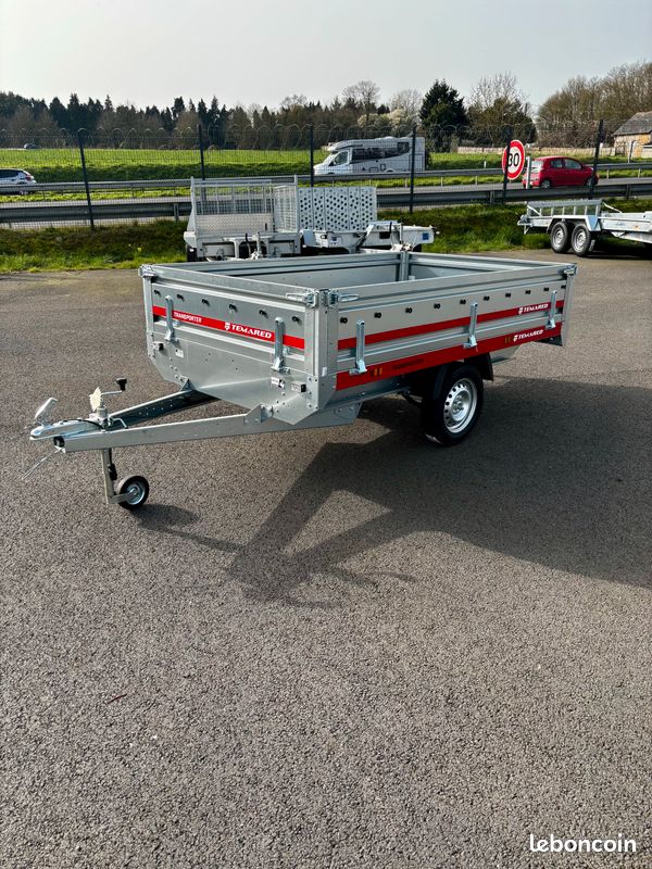PLATEAU Simple Essieu TRANSPORTEUR 2515 Temared PTAC 750KG CU 511KG Dim Utiles 254x151 (image 2)