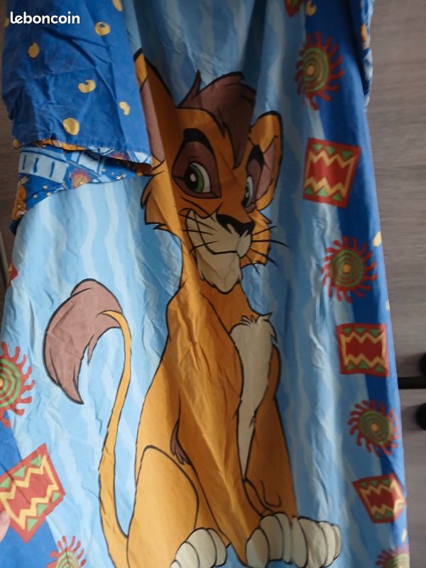 Housse de Couette Roi Lion Simba Jaune | Boutique Lion