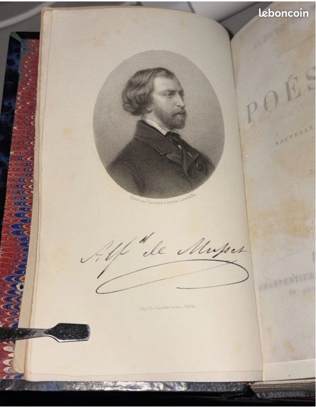 Alfred de Musset premières poésies - poésies nouvelles - Tome 1. - De