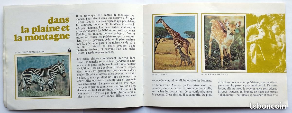Album "les bébés animaux" - Christian Zuber - MENIER CHOCOLAT (image 2)
