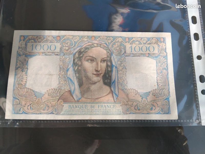 1000 Francs MINERVE ET HERCULE FRANCE 1946 F.41.15 b85_0340 Billets
