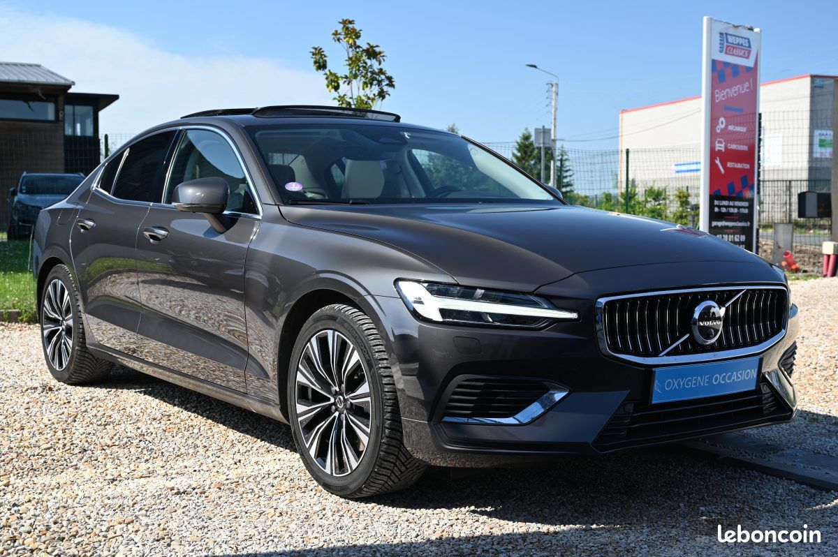 Volvo s60 t6 awd 253+145ch ultimate style chrome plug-in-hybrid 04/2024 tva recuperable (image 5)