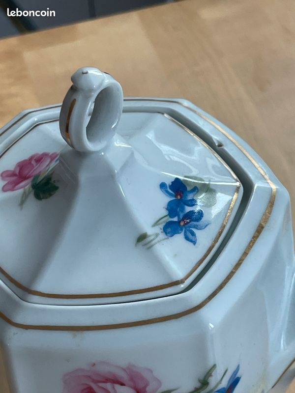 Cafetière en Porcelaine MZ Altrohlau CMR made in czechoslovakia numérotée (image 6)