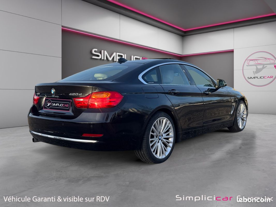 BMW SERIE 4 Gran Coupé 420D xDrive Luxury A - 184Ch - Garantie 12 mois (image 3)