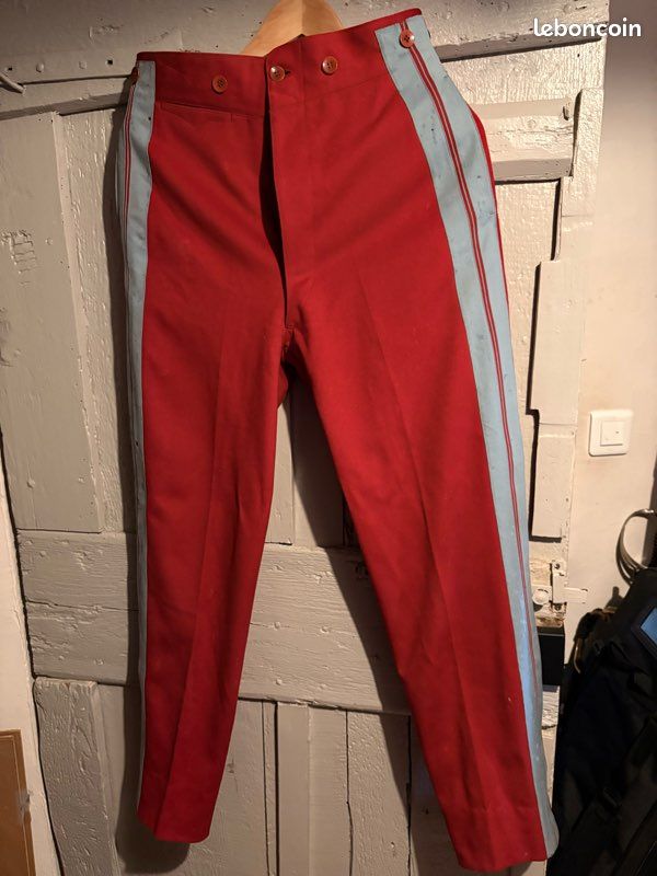 Pantalon garance droit cavalerie 1880-1900 (image 1)