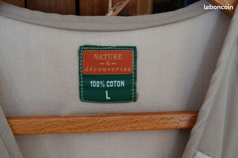 Gilet en coton multipoches (image 4)