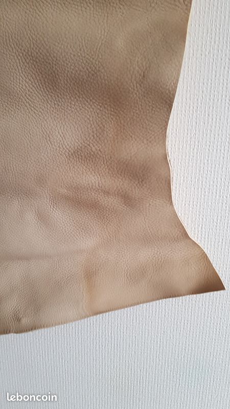 Peau cuir écru beige (image 4)