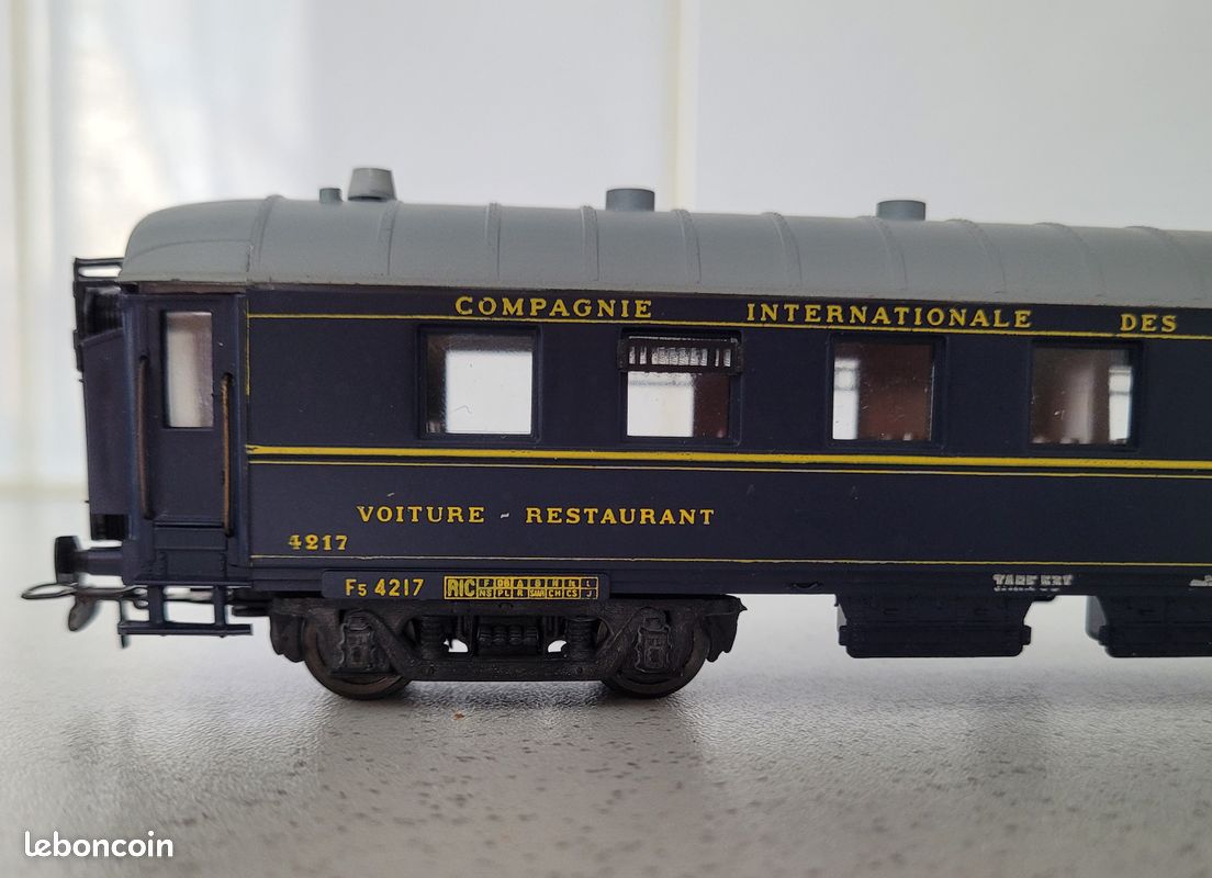 Voiture Restaurant CIWL N°4217 - France Trains HO - Époque 3 - Boîte Cristal