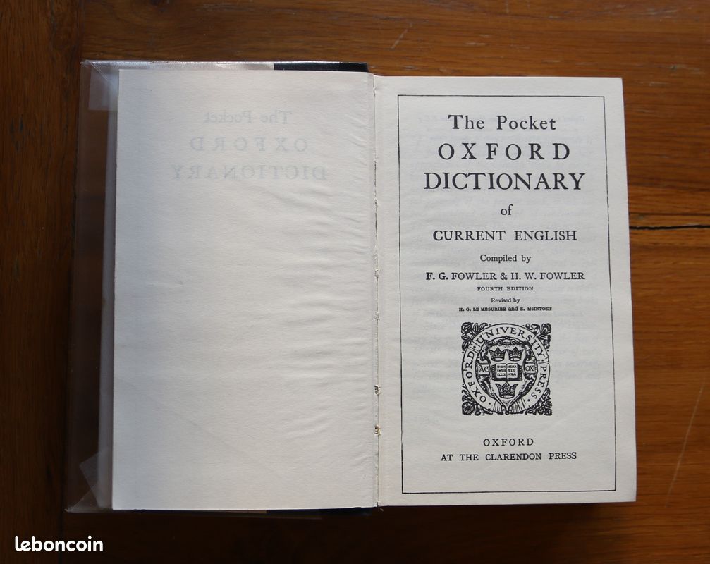 The Pocket Oxford Dictionnary edt Oxford (image 2)